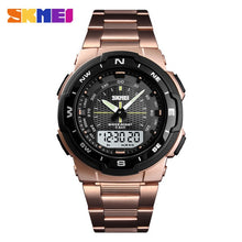 Load image into Gallery viewer, SKMEI Watch Men&#39;s Watch Fashion Sports Watches Stainless Steel Mens Watches Stopwatch Chronograph Waterproof Wrist Watch Men