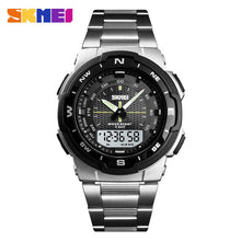 Load image into Gallery viewer, SKMEI Watch Men&#39;s Watch Fashion Sports Watches Stainless Steel Mens Watches Stopwatch Chronograph Waterproof Wrist Watch Men