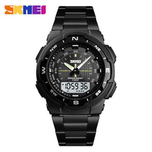 Load image into Gallery viewer, SKMEI Watch Men&#39;s Watch Fashion Sports Watches Stainless Steel Mens Watches Stopwatch Chronograph Waterproof Wrist Watch Men