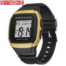 Load image into Gallery viewer, SYNOKE Men&#39;s Watches Relogio Masculino Multi Functional Sports Electronic Watch Men Waterproof Women Square Brand Luxury Band