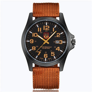 SOKI Sports Watches Man 2019 Fashion Casual Man Watch Luxury Men's Wristwatch Relogio Masculino Quartz Military Watch For Men