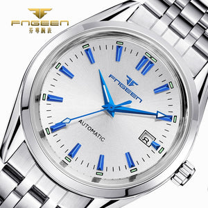 2019 Mens Wrist Watch Top Brand Luxury Watches Male Luminous Calendar Waterproof Stainless Steel Automatic Mechanical Wristwatch