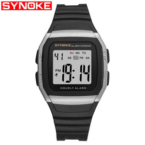 SYNOKE Sport Watches Men Watch Electronic Digital Display Sports Male Clock Men's 30M Waterproof Alarm Man Wristwatches