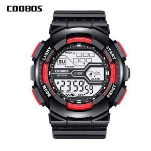 Trend Men's Sports Digital Watch Military Waterproof Mens Watches  LED Luminous WristWatch Male Casual Rubber Clock reloj hombre