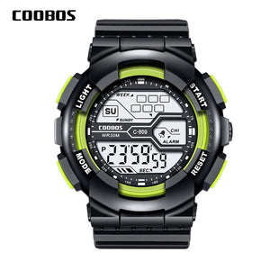 Trend Men's Sports Digital Watch Military Waterproof Mens Watches  LED Luminous WristWatch Male Casual Rubber Clock reloj hombre