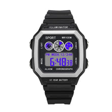 Load image into Gallery viewer, Luxury Sports Watch Men Silicone Sport LED Waterproof Wrist Watches Analog Digital Military Watch Men Relogio Masculino