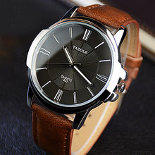 Load image into Gallery viewer, YAZOLE Top Brand Men&#39;s Watches Luxury Leather Watchband Large Dial Men Wrist Watch Simple men watch reloj hombre montre homme