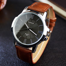 Load image into Gallery viewer, YAZOLE Top Brand Men&#39;s Watches Luxury Leather Watchband Large Dial Men Wrist Watch Simple men watch reloj hombre montre homme