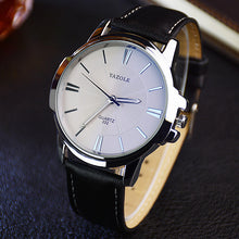 Load image into Gallery viewer, YAZOLE Top Brand Men&#39;s Watches Luxury Leather Watchband Large Dial Men Wrist Watch Simple men watch reloj hombre montre homme