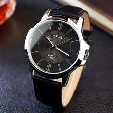 Load image into Gallery viewer, YAZOLE Top Brand Men&#39;s Watches Luxury Leather Watchband Large Dial Men Wrist Watch Simple men watch reloj hombre montre homme