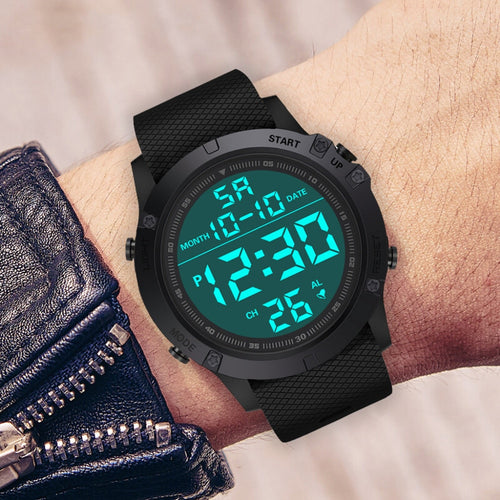 HONHX Luxury Analog Men's Sports Watch Military Outdoor LED Waterproof LED Digital Watch relogio masculino erkek kol saati*S