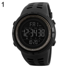 Load image into Gallery viewer, SKMEI 1251 Fashion Alarm Clock Digital Display Waterproof Calendar Sports Wrist Watch Men Silicone band relogio inteligente