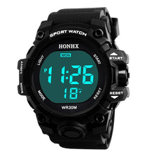 Load image into Gallery viewer, Men Sports Watches 50M Waterproof Back Light LED Digital Watch Chronograph Shock Double Time  Wristwatches For Gift #4M23#F