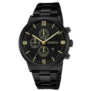 The Men Watches Luxury Brand Auto Date Gold Male Clock Sport Quartz Wrist Watch Men relogio masculino erkek kol saati