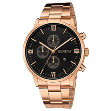 Load image into Gallery viewer, The Men Watches Luxury Brand Auto Date Gold Male Clock Sport Quartz Wrist Watch Men relogio masculino erkek kol saati