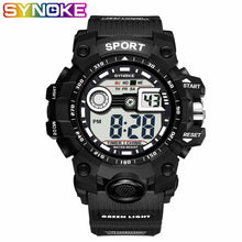 Load image into Gallery viewer, SYNOKE 2019 New Arrival Luxury Sports Men&#39;s Watch G Digital Shock Military Army Sport LED Waterproof Wrist Watches Mens