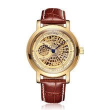 Load image into Gallery viewer, Gold Automatic Mechanical Watch Men Skeleton Watches Bracelet Wristwatch Luxury Brand Mechanical Clock Male Self-winding