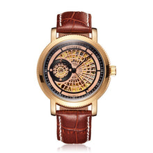 Load image into Gallery viewer, Gold Automatic Mechanical Watch Men Skeleton Watches Bracelet Wristwatch Luxury Brand Mechanical Clock Male Self-winding