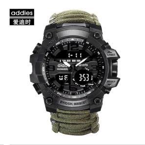 Addies LED Digital Military Watch 30M Men Waterproof Sports Watch Men Sport Watch Shock Sport Watches Electronic Wristwatches