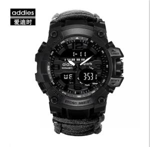 Addies LED Digital Military Watch 30M Men Waterproof Sports Watch Men Sport Watch Shock Sport Watches Electronic Wristwatches