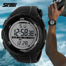 Load image into Gallery viewer, 2018 New Skmei Brand Men LED Digital Military Watch, 50M Dive Swim Dress Sports Watches Fashion Outdoor Wristwatches