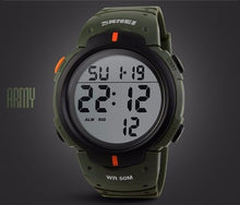 Load image into Gallery viewer, SKMEI Luxury Brand 50 Meter Waterproof Mens Sports Watches Digital LED Military Electronic Wrist Watch Fashion Sport Clock Men