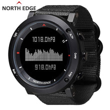 Load image into Gallery viewer, NORTH EDGE Men&#39;s sport Digital watch Hours Running Swimming sports watches Altimeter Barometer Compass Thermometer Weather men