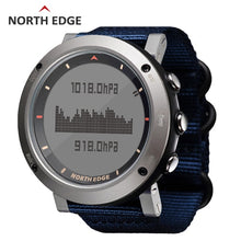 Load image into Gallery viewer, NORTH EDGE Men&#39;s sport Digital watch Hours Running Swimming sports watches Altimeter Barometer Compass Thermometer Weather men