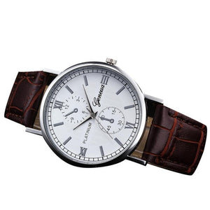 Relogio Masculino Quartz Watch Men Leather Casual Watches Men's Clock Male Sports Wristwatch montre homme erkek kol saati #C