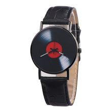 Load image into Gallery viewer, 2018 Retro Vinyl Record Dial Faux Leather Men Women&#39;s Watches Analog Quartz Wristwatch For Men Femme Gift