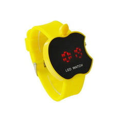 Load image into Gallery viewer, TIke Toker,LED Women&#39;s Watch Fashion Apple Shaped Colorful Silicone Geneva Watch Clock Women&#39;s Sports Watch Relogio feminino