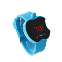 Load image into Gallery viewer, TIke Toker,LED Women&#39;s Watch Fashion Apple Shaped Colorful Silicone Geneva Watch Clock Women&#39;s Sports Watch Relogio feminino