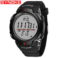 Load image into Gallery viewer, SYNOKE Watches Men 30M Waterproof LED Digital Watch Men Outdoor Mens Sports Wrist Stopwatch Relojes Hombre dijital kol saati