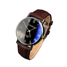 Load image into Gallery viewer, Wristwatch Male Fashion Leather Band Analog Quartz Round Wrist Business men watches top brand luxury men&#39;s watches erkek saat533