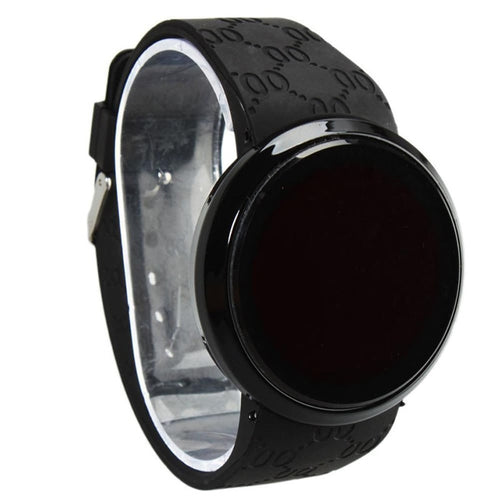 New Hot Model LED Electronic Watch Male and Female Students Silicone Touch Screen Creative Casual Lead Watch Chronograph