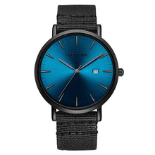 Load image into Gallery viewer, Casual Quartz Watches Men&#39;s Fabric Ultra Thin Simple Analog Japan Wrist watches Male Lover&#39;s Clock Relogios Masculino