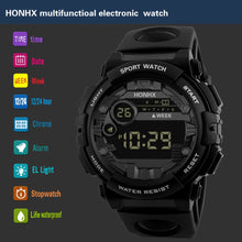 Load image into Gallery viewer, 2019 New Luxury HONHX Mens Digital LED Watch Digital Date Alarm Waterproof Sport Men Outdoor Electronic Watch Clock Dropshipping