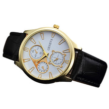 Load image into Gallery viewer, 2019 New Business Male Clock Retro Design Leather Band Analog Alloy Quartz Wrist Watch Digital dial luxury Men&#39;s Watches hourB40