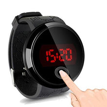 Load image into Gallery viewer, Men Fashion Waterproof LED Round Touch Screen Day Date Silicone Wrist Watch relogio digital watch sport watch