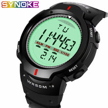 Load image into Gallery viewer, SYNOKE Watches Men 30M Waterproof Electronic LED Digital Watch Men Outdoor Mens Sports Wrist Watches Stopwatch Relojes Hombre